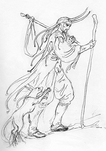 Major Arcana: The Fool (Sketch)